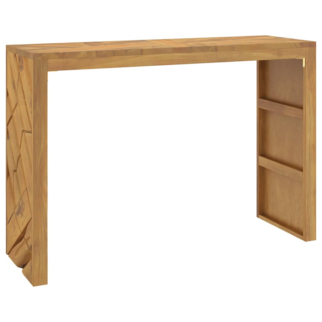 Konzolový Stolek 110 X 35 X 75 Cm Masivní Teakové Dřevo