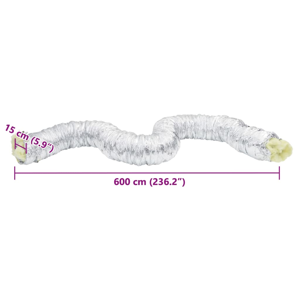 Ventilační Potrubí Izolované Hliník 6 M Ø