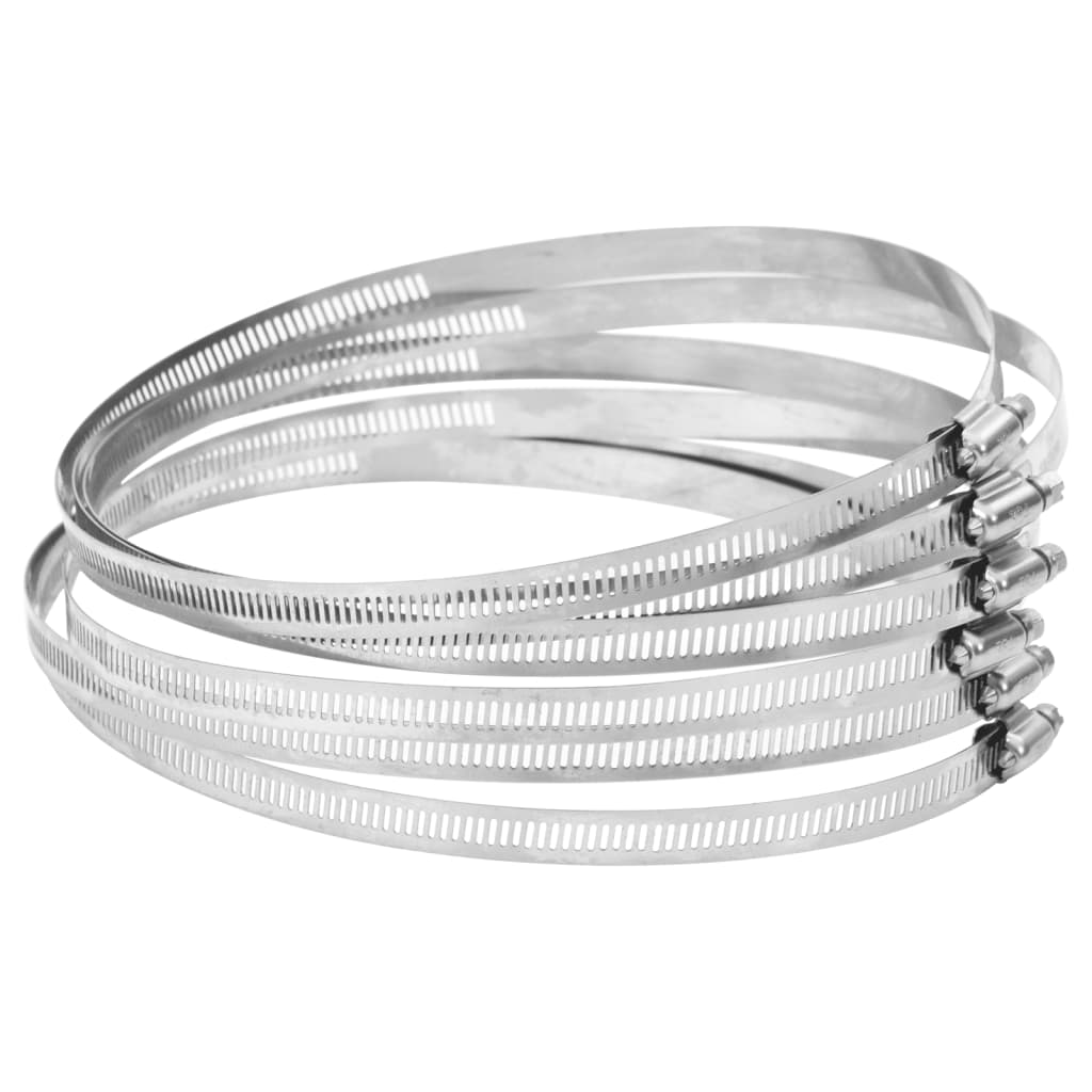 Hadicové Svorky 6 Ks 91–220 Mm Nerezová Ocel 304