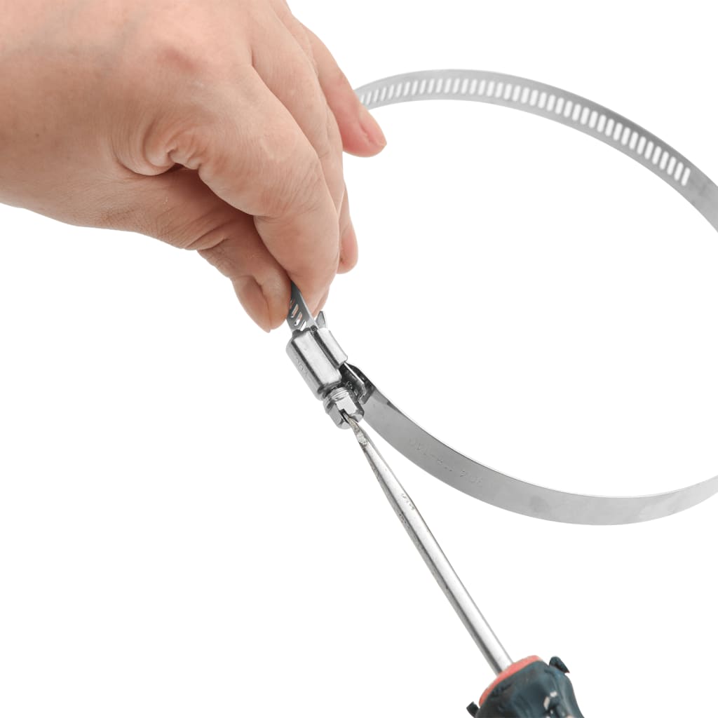 Hadicové Svorky 6 Ks 91–220 Mm Nerezová Ocel 304