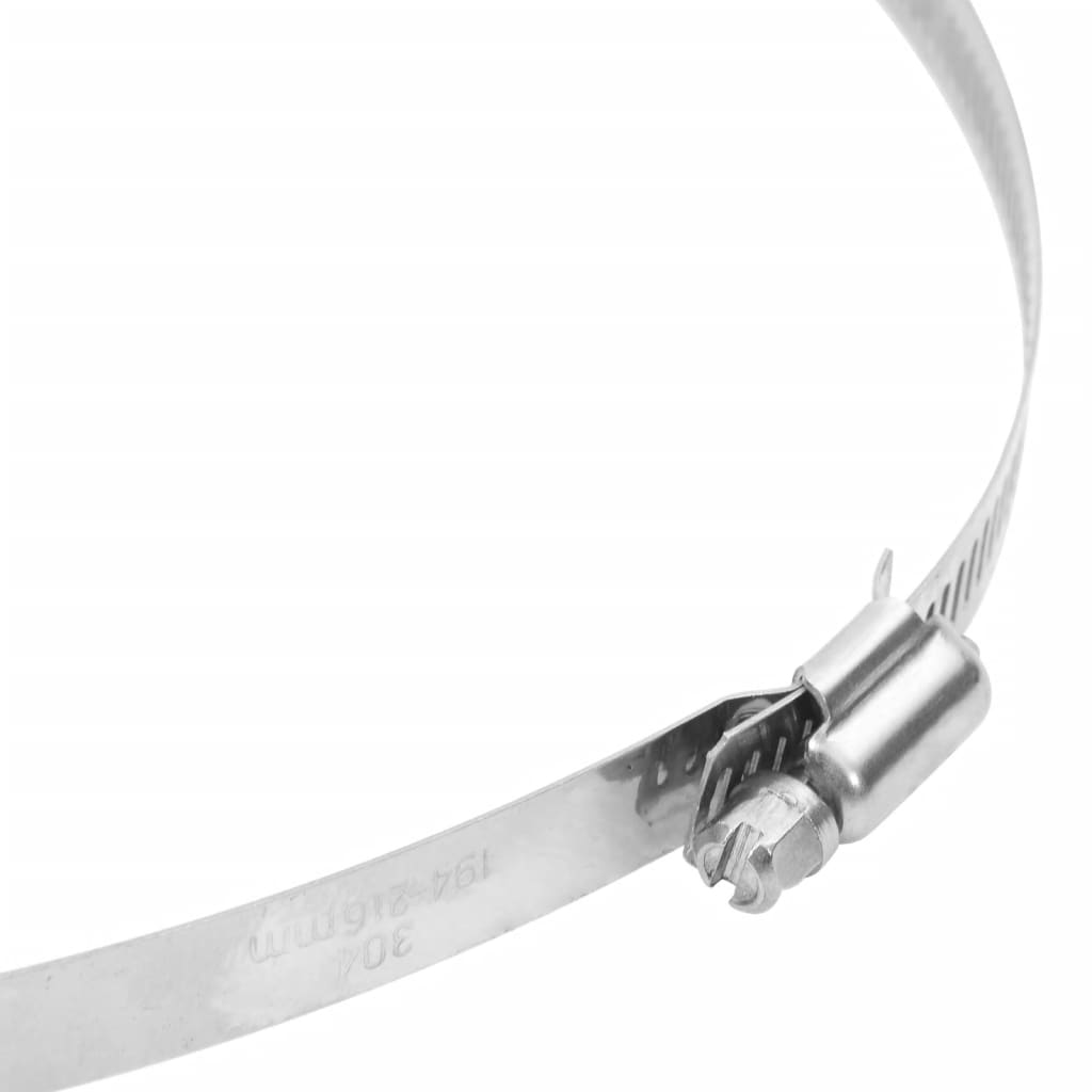 Hadicové Svorky 6 Ks 91–220 Mm Nerezová Ocel 304