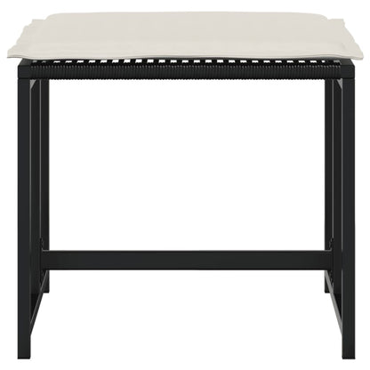 Zahradní Stoličky S Poduškami 4 Ks Černé