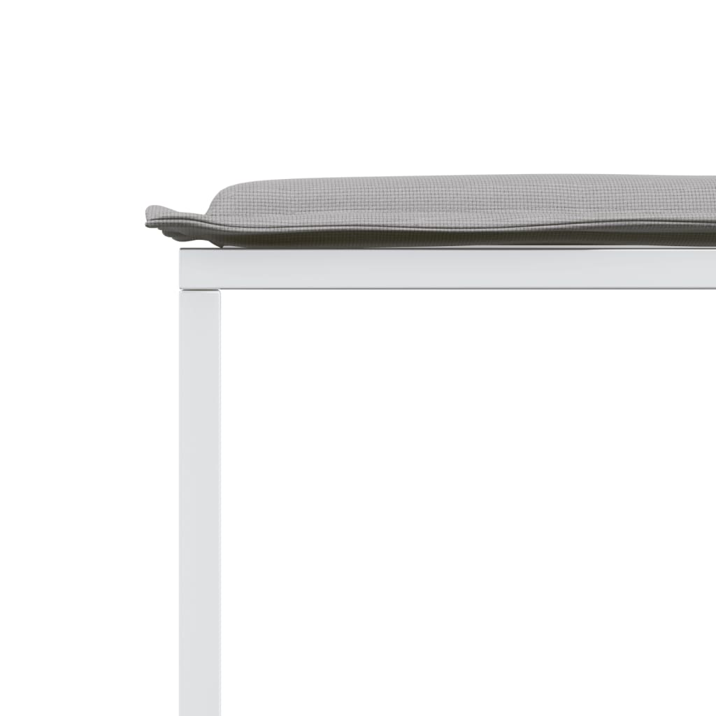 Zahradní Stoličky S Poduškami 4 Ks Bílé Ocel A Polyratan