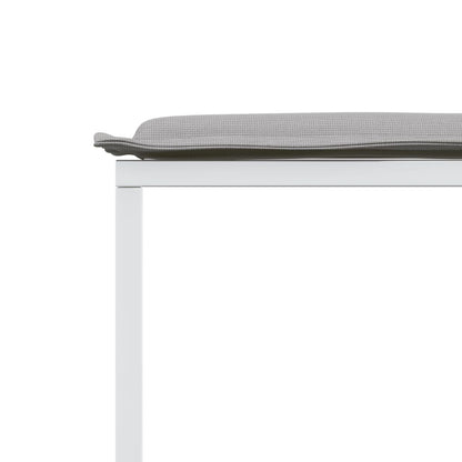 Zahradní Stoličky S Poduškami 4 Ks Bílé Ocel A Polyratan