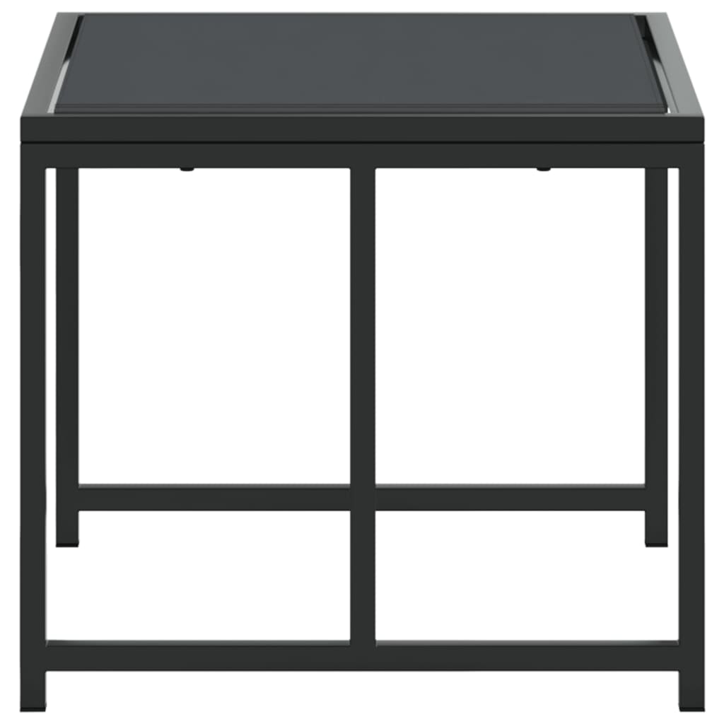 Zahradní Stoličky 4 Ks Černé Ocel A Polyratan