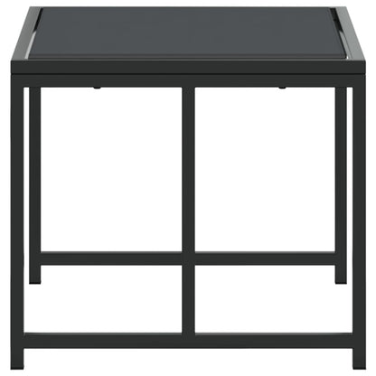 Zahradní Stoličky 4 Ks Černé Ocel A Polyratan