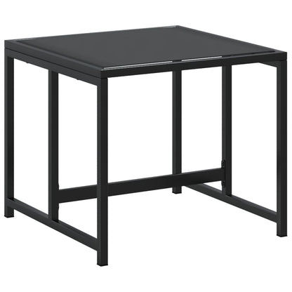 Zahradní Stoličky 4 Ks Černé Ocel A Polyratan