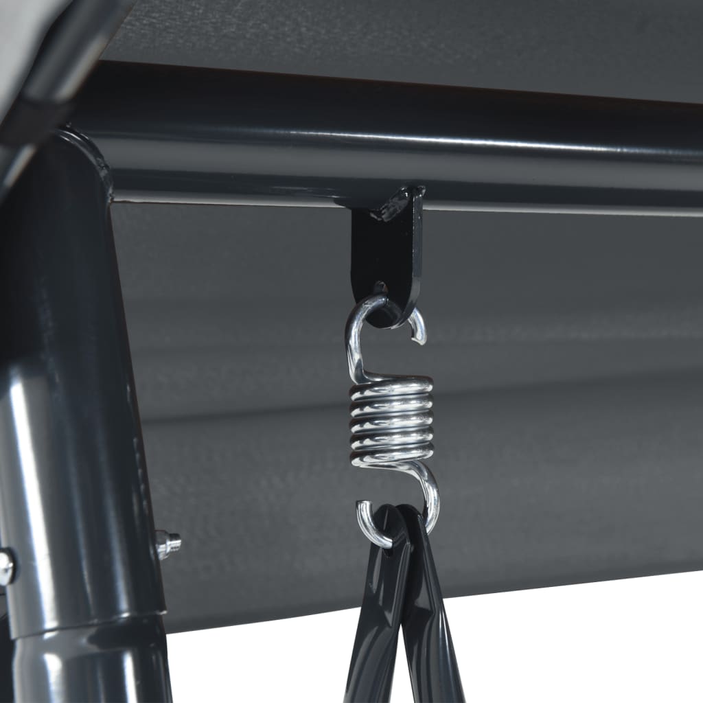 Zahradní Houpačka S Nastavitelnou Stříškou Ocel