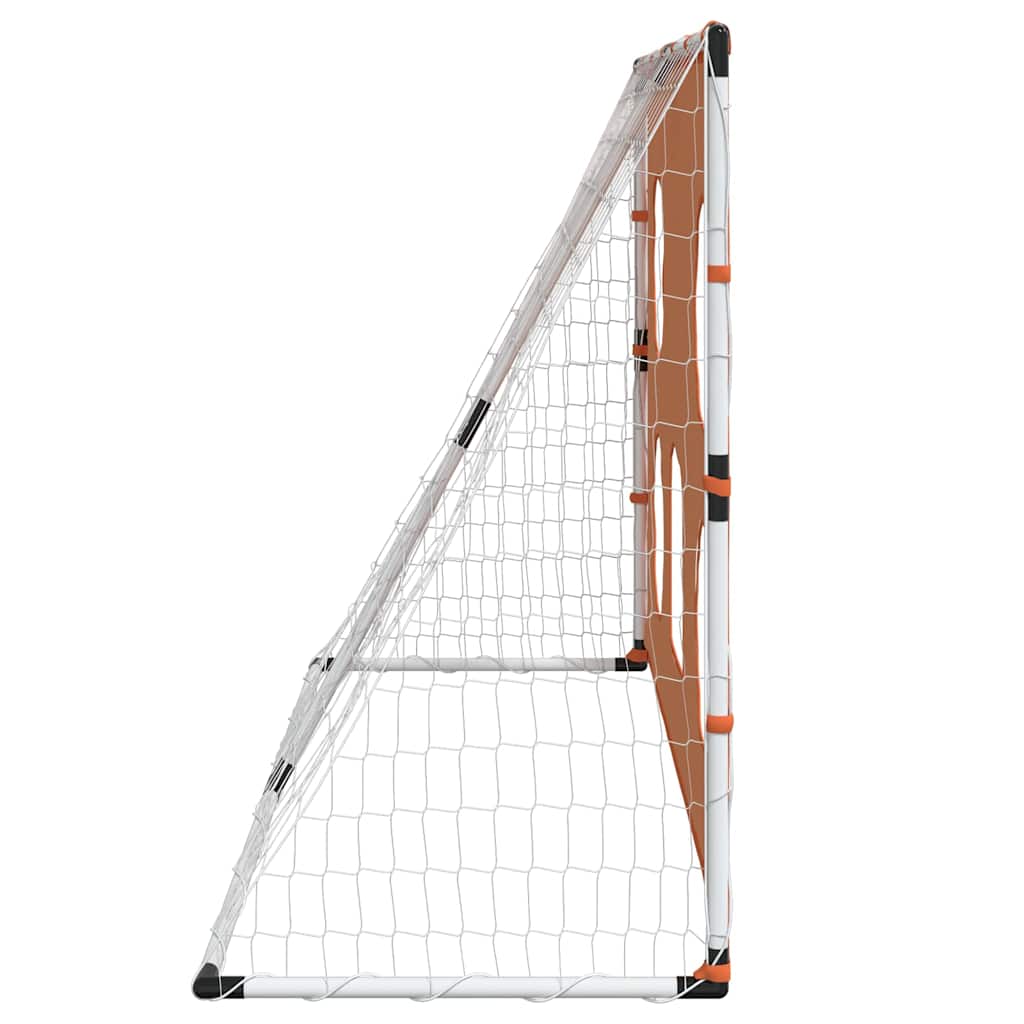 Dětská Fotbalová Branka S Cílovou Podložkou A Míč 182X62X118 Cm