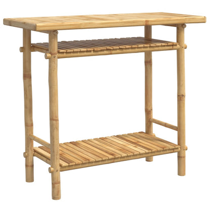 Konzolový Stolek 90 X 37 X 75 Cm Bambus