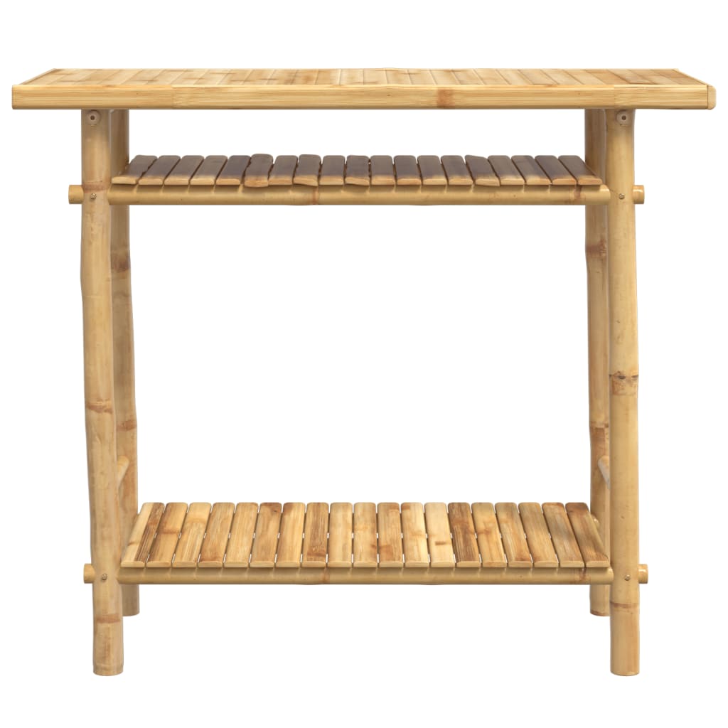 Konzolový Stolek 90 X 37 X 75 Cm Bambus