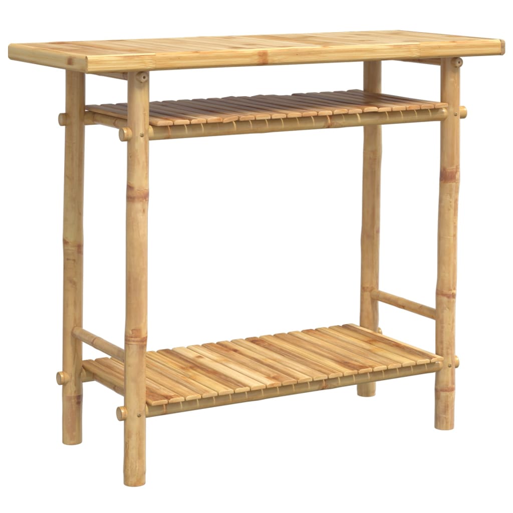 Konzolový Stolek 90 X 37 X 75 Cm Bambus
