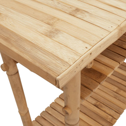 Konzolový Stolek 90 X 37 X 75 Cm Bambus