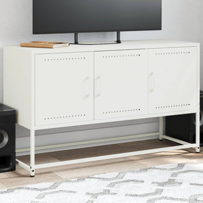 Tv Skříňka Černá 100,5 X 39 X 60,5 Cm Ocel