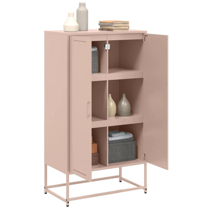 Skříň Highboard 68,5 X 38,5 X 123,5 Cm Ocel
