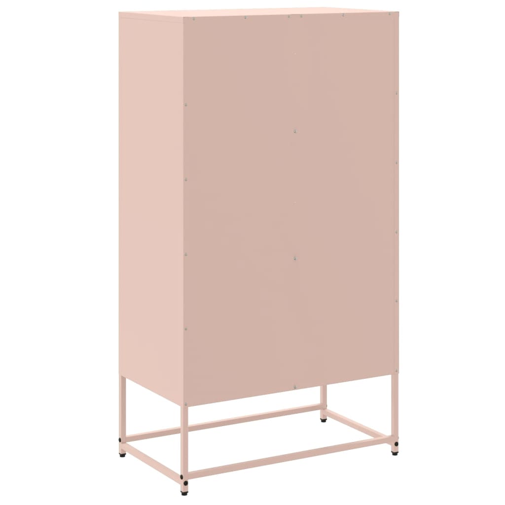 Skříň Highboard 68,5 X 38,5 X 123,5 Cm Ocel