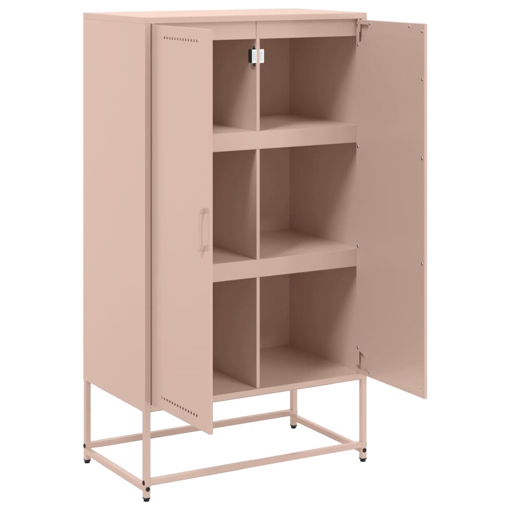 Skříň Highboard 68,5 X 38,5 X 123,5 Cm Ocel