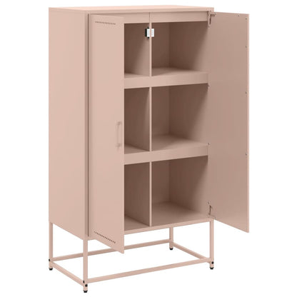 Skříň Highboard 68,5 X 38,5 X 123,5 Cm Ocel