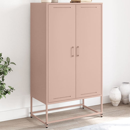 Skříň Highboard 68,5 X 38,5 X 123,5 Cm Ocel