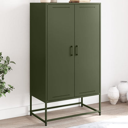 Skříň Highboard 68,5 X 38,5 X 123,5 Cm Ocel