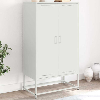 Skříň Highboard 68,5 X 38,5 X 123,5 Cm Ocel