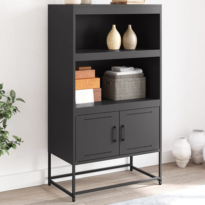 Skříň Highboard 68,5 X 38,5 X 123,5 Cm Ocel
