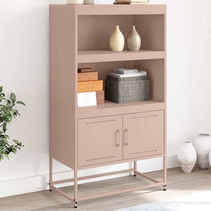 Skříň Highboard 68,5 X 38,5 X 123,5 Cm Ocel