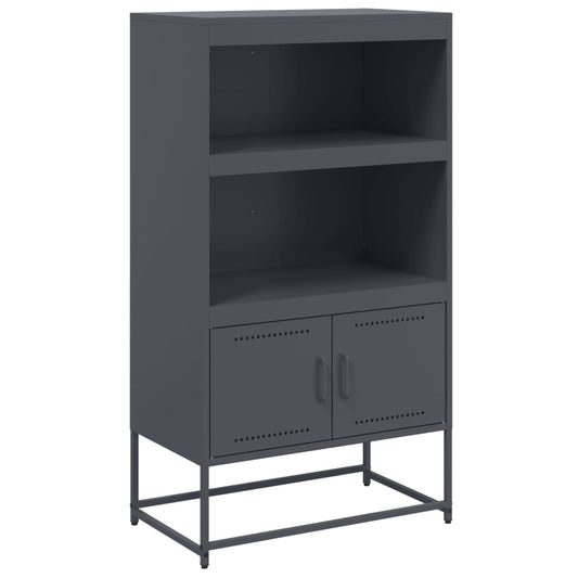 Skříň Highboard 68,5 X 38,5 X 123,5 Cm Ocel