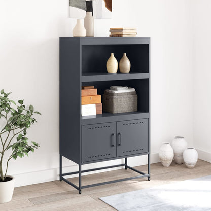 Skříň Highboard 68,5 X 38,5 X 123,5 Cm Ocel