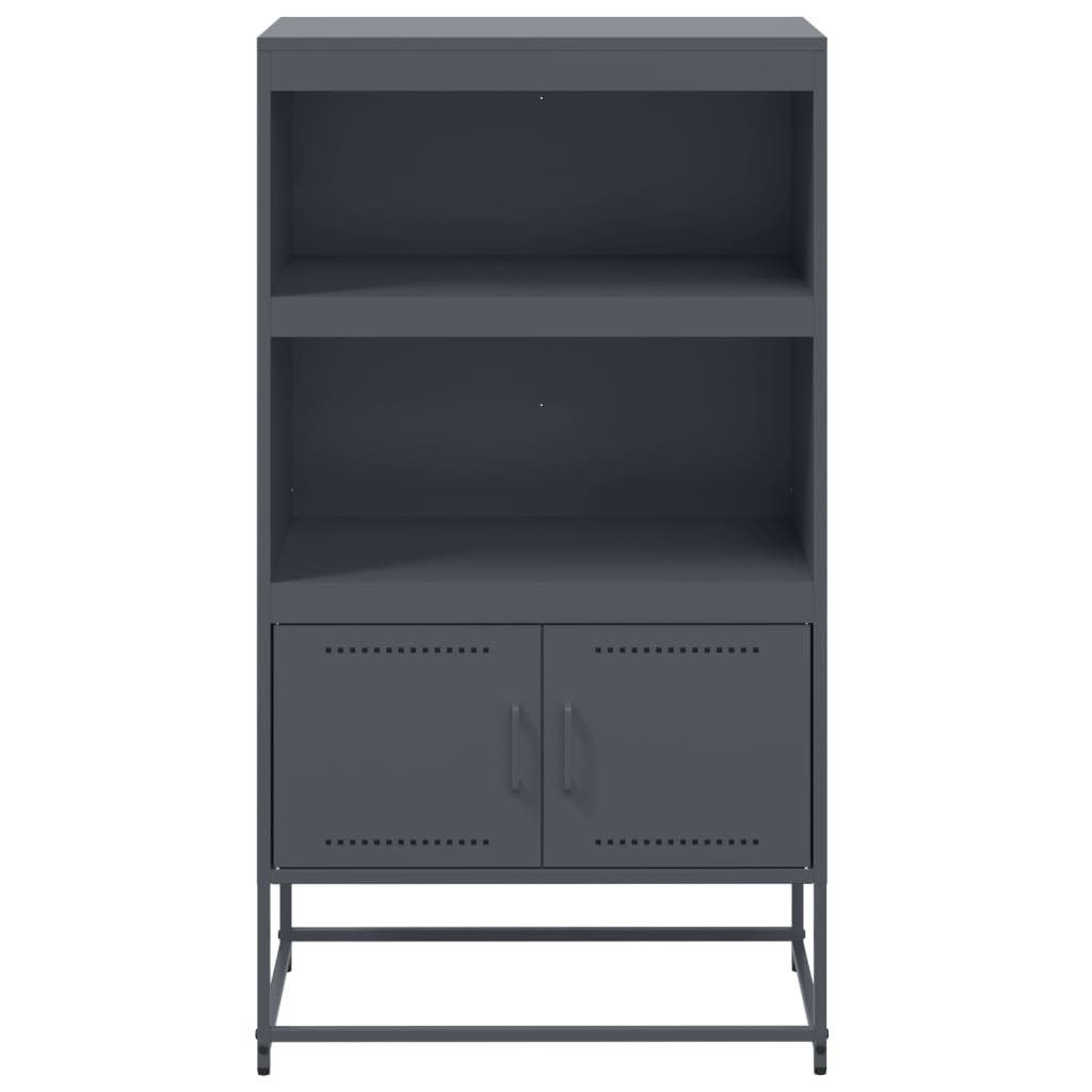 Skříň Highboard 68,5 X 38,5 X 123,5 Cm Ocel