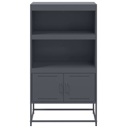 Skříň Highboard 68,5 X 38,5 X 123,5 Cm Ocel