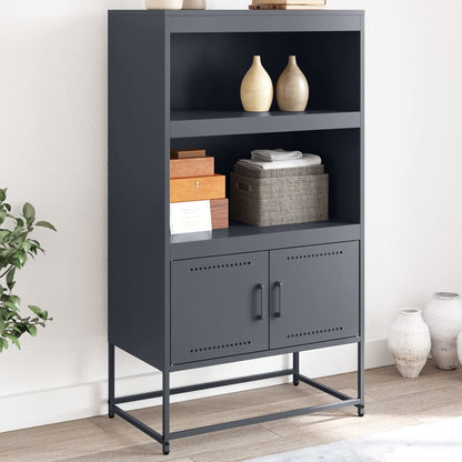 Skříň Highboard 68,5 X 38,5 X 123,5 Cm Ocel