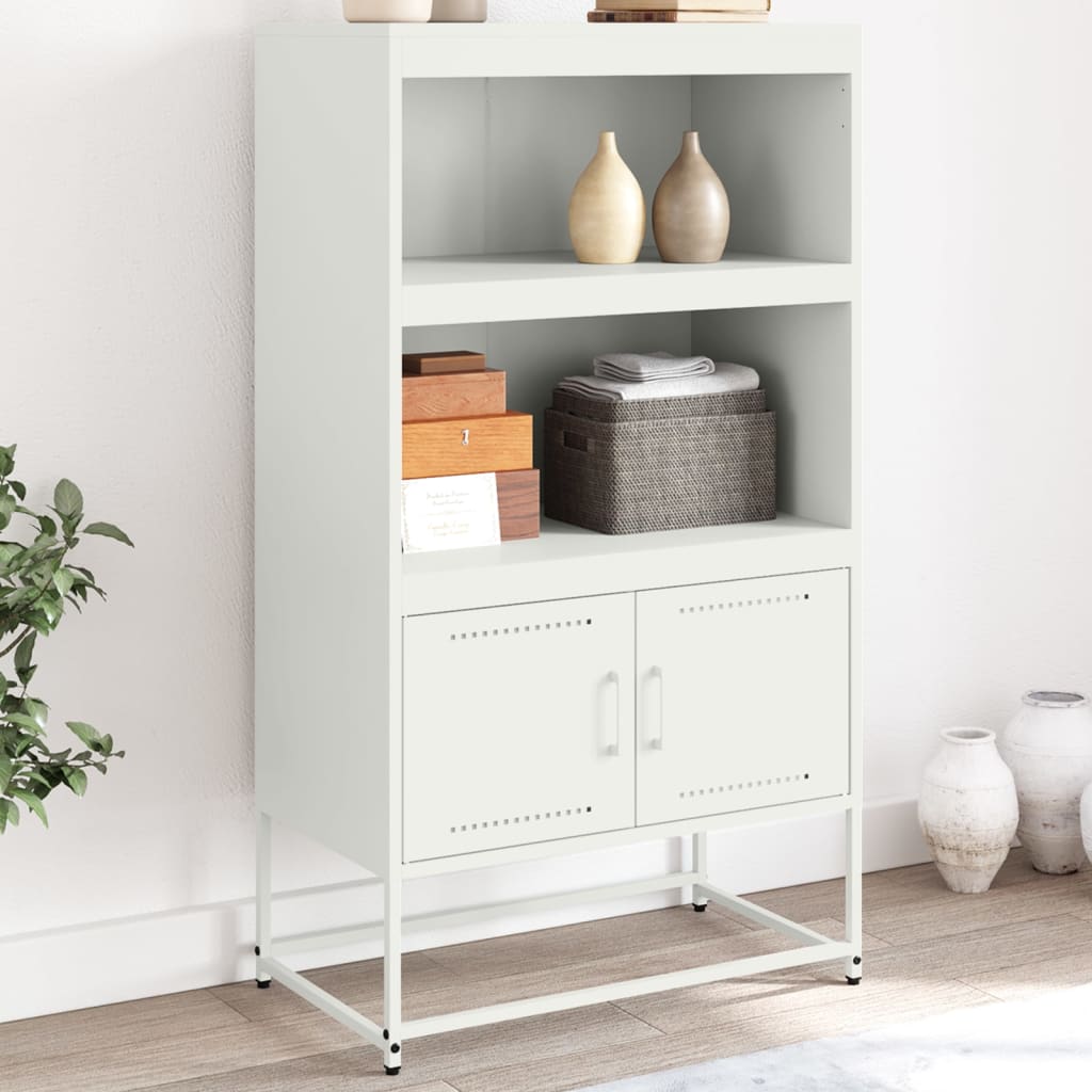 Skříň Highboard 68,5 X 38,5 X 123,5 Cm Ocel