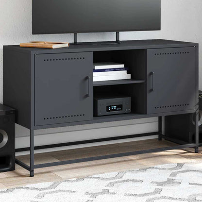 Tv Skříňka 100,5 X 39 X 60,5 Cm Ocel