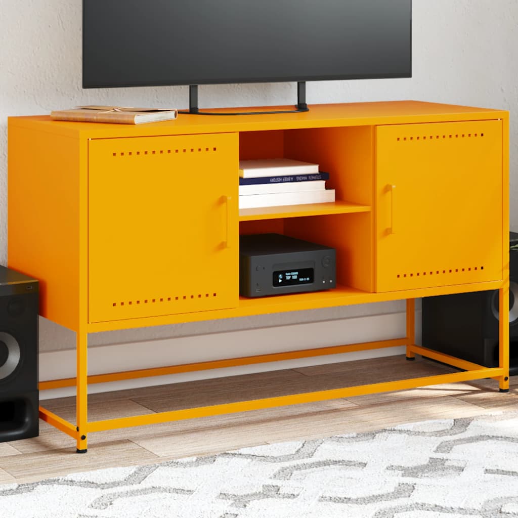 Tv Skříňka 100,5 X 39 X 60,5 Cm Ocel