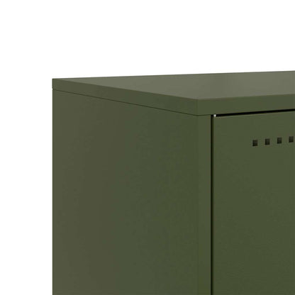 Tv Skříňka Olivově 68 X 39 X 60,5 Cm Ocel