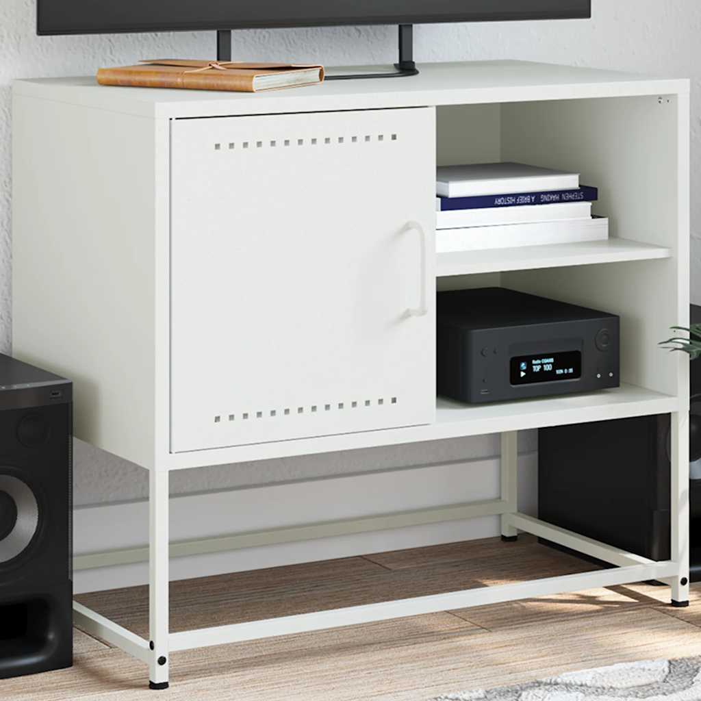 Tv Skříňka Olivově 68 X 39 X 60,5 Cm Ocel