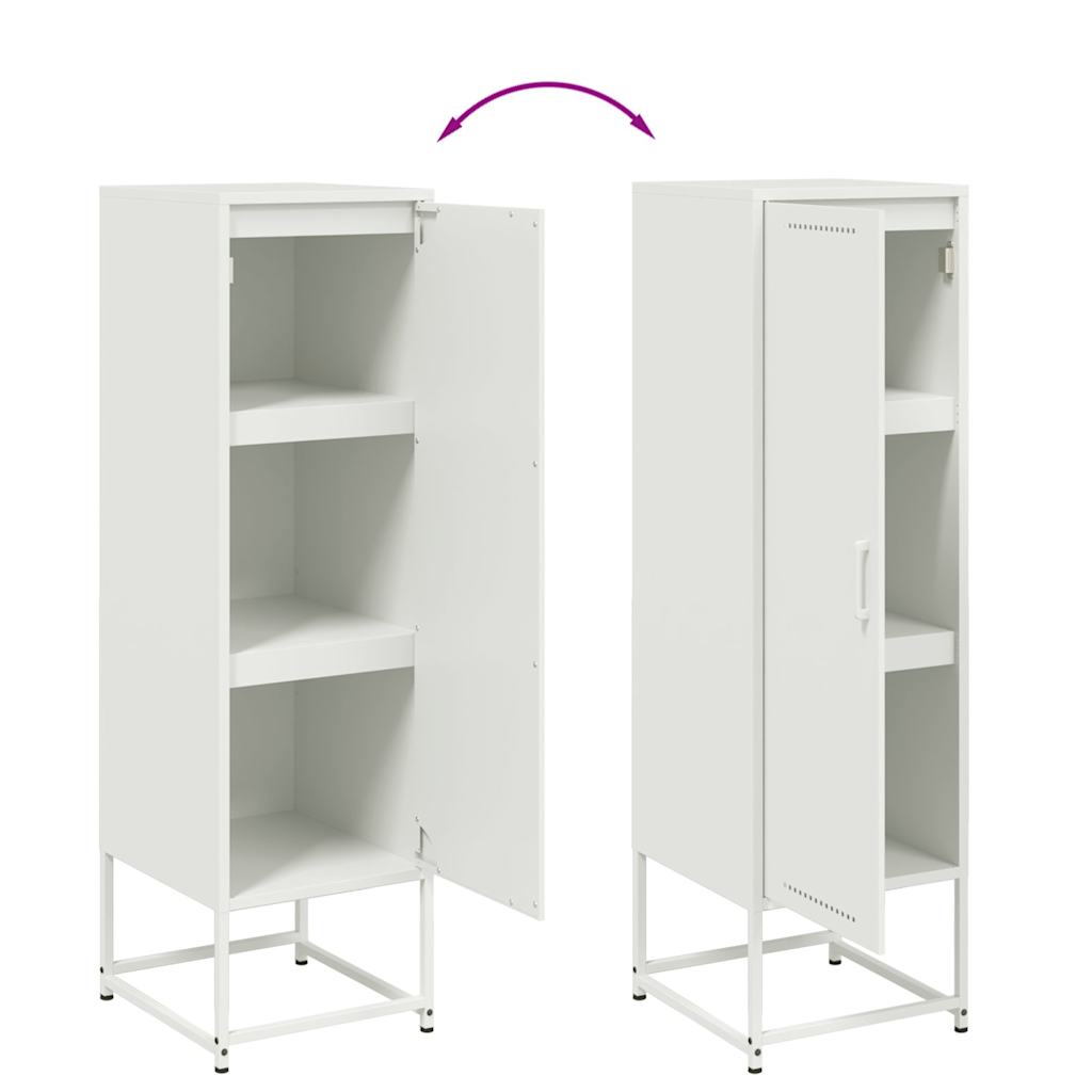 Skříň Highboard 36 X 39 X 123 Cm Ocel