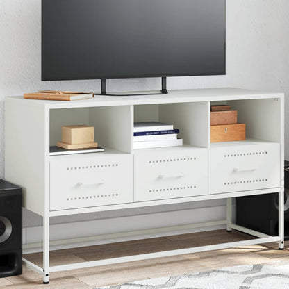 Tv Skříňka Černá 100,5 X 39 X 60,5 Cm Ocel
