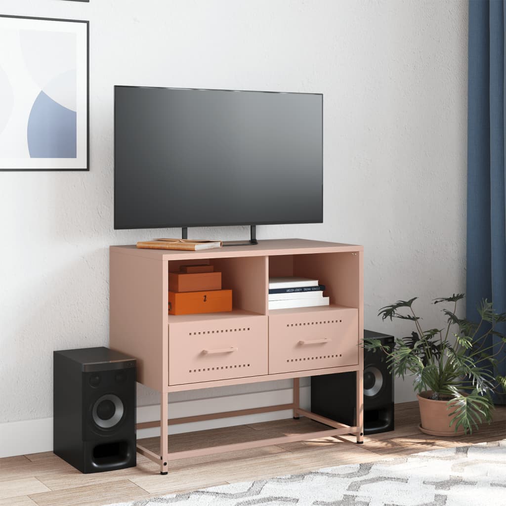 Tv Skříňka 68 X 39 X 60,5 Cm Ocel