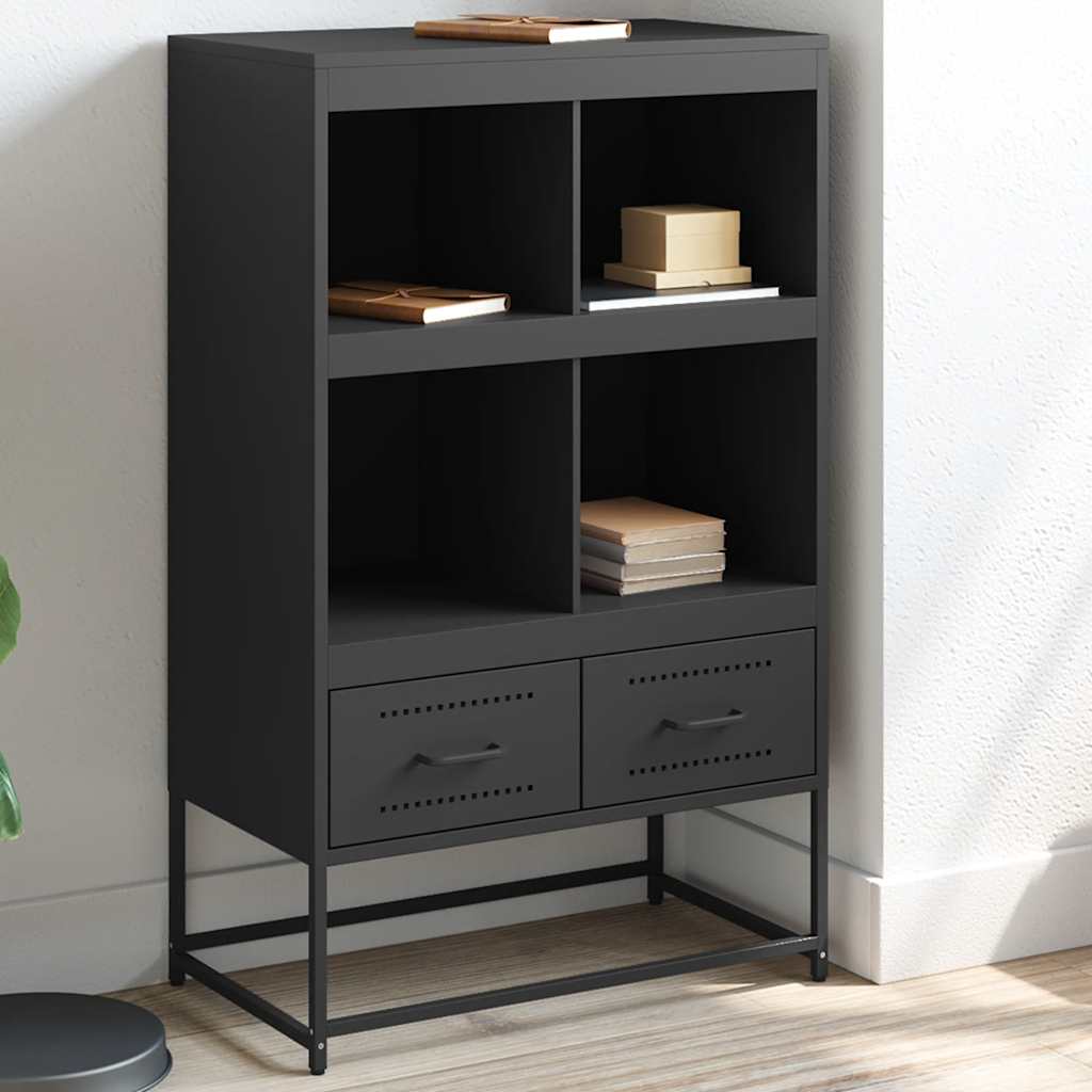 Skříň Highboard Olivově 68 X 39 X 111,5 Cm Ocel