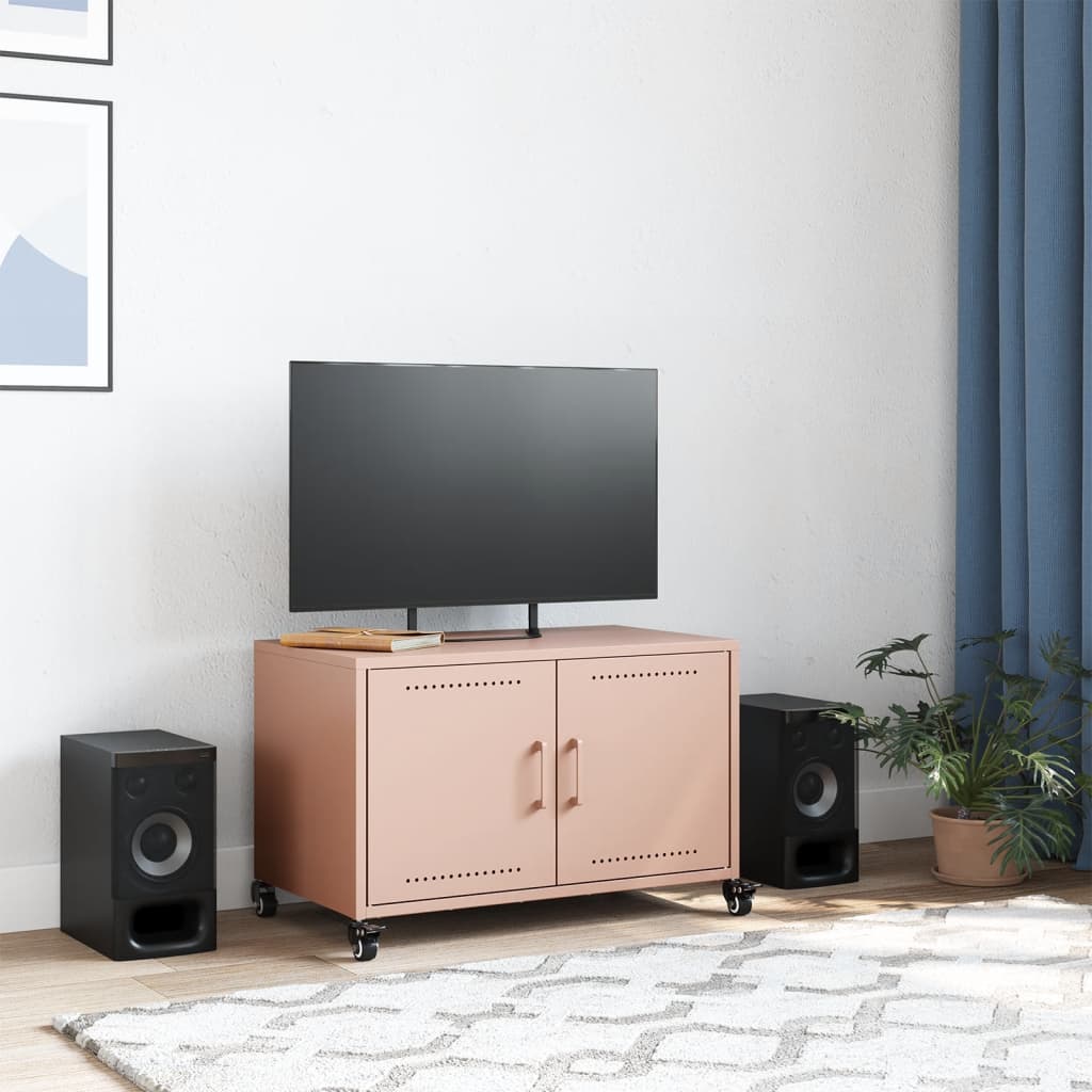 Tv Skříňka 68 X 39 X 43,5 Cm Ocel