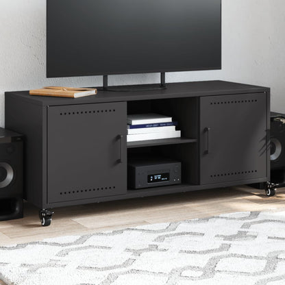 Tv Skříňka Olivově 100,5 X 39 X 43,5 Cm Ocel