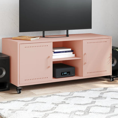 Tv Skříňka Olivově 100,5 X 39 X 43,5 Cm Ocel
