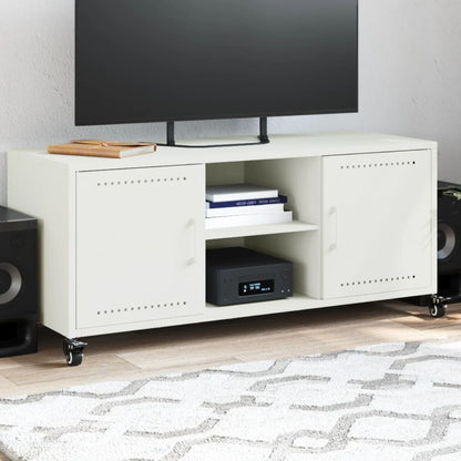 Tv Skříňka Olivově 100,5 X 39 X 43,5 Cm Ocel