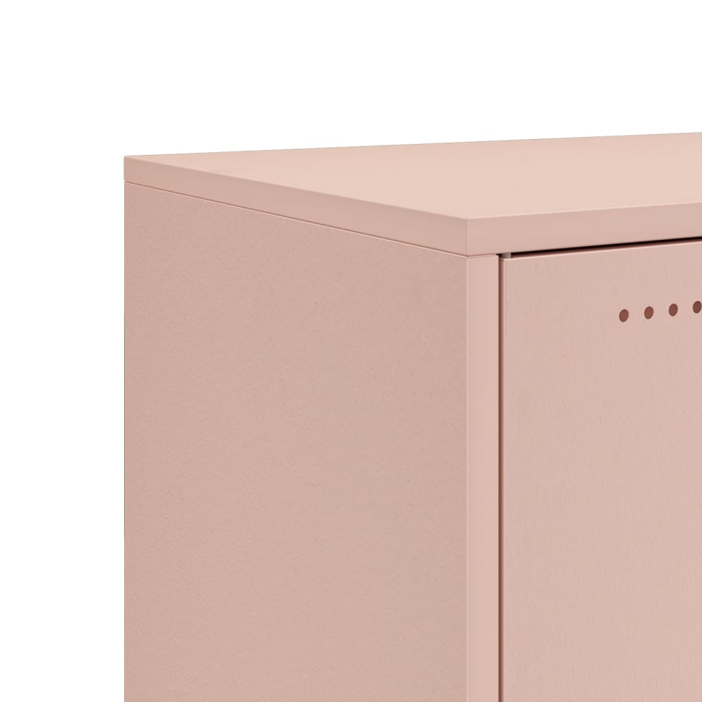 Příborník Růžový 100,5 X 39 X 72 Cm Ocel