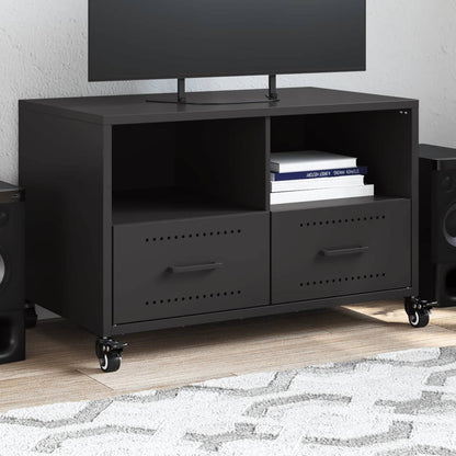Tv Skříňka Olivově 68 X 39 X 43,5 Cm Ocel