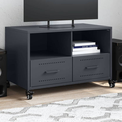 Tv Skříňka Olivově 68 X 39 X 43,5 Cm Ocel