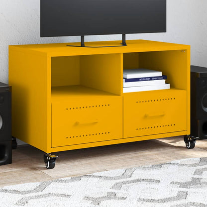 Tv Skříňka Olivově 68 X 39 X 43,5 Cm Ocel