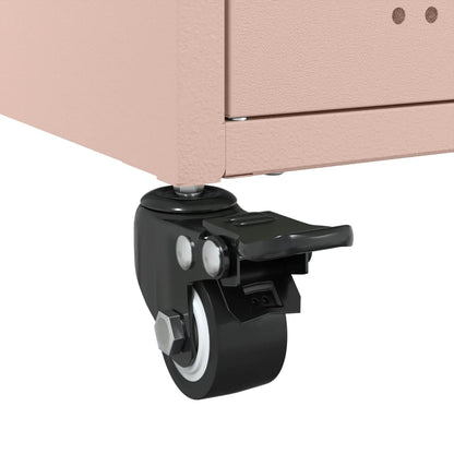 Příborník Růžový 100,5 X 39 X 72 Cm Ocel